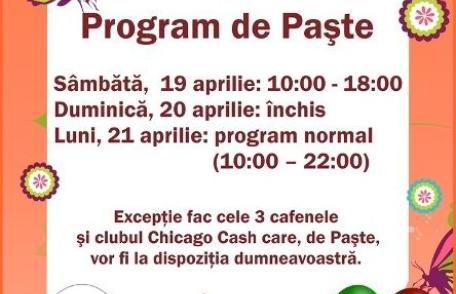 Programul de Paște la Uvertura Mall