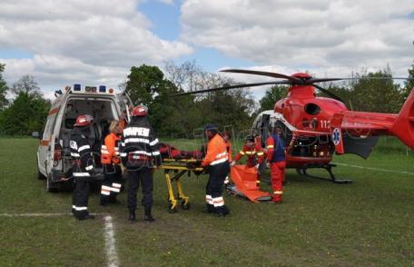 Elicopterul SMURD solicitat din nou la Dorohoi - FOTO