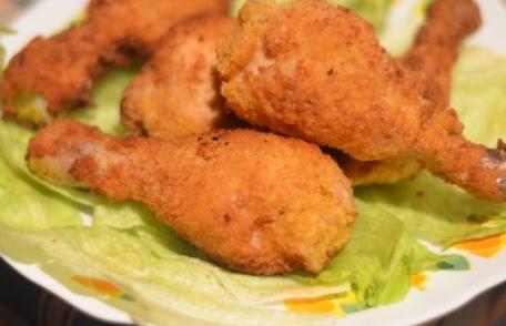 Copănele de pui pane