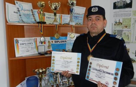 Jandarm botoşănean premiat la Campionatul de Tir al MAI