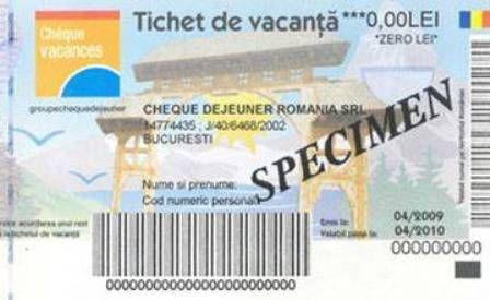 Bugetarii primesc tichete de vacanţă, în valoare de până la 5.100 lei