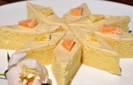 Prăjitură glazurată cu lămâie