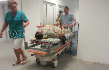 Bărbat din Dorohoi și alte două persoane rănite, după ce s-au răsturnat cu maşina la Mileanca - FOTO