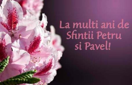Peste 500.000 de români îşi aniversează duminică onomastica de Sfinţii Apostoli Petru şi Pavel