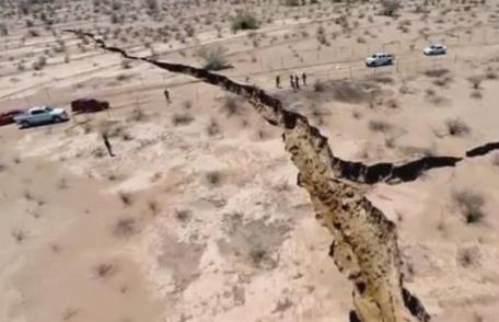 Mexicul, în stare de șoc. Se crapă pământul pe o lungime de 1 km