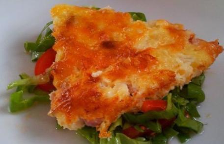 Frittata cu bacon și cașcaval