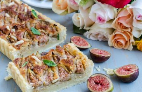 Tartă cu smochine și mascarpone