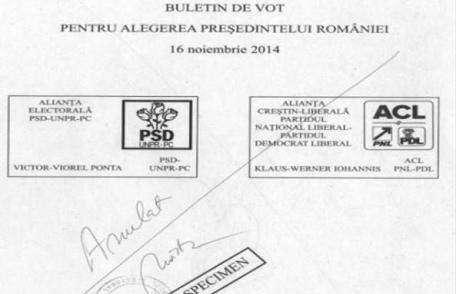 BEC a stabilit formatul buletinului de vot pentru al doilea tur de scrutin
