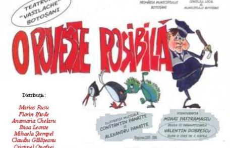 O POVESTE POSIBILĂ duminică, la Teatrul pentru Copii şi Tineret „Vasilache”