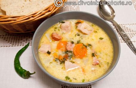 Ciorbă țărănească cu afumătură