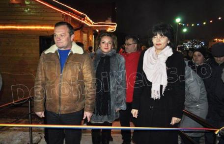 Doina Federovici la inaugurarea patinoarului artificial de la Dorohoi: „Domnul primar merită felicitat!”