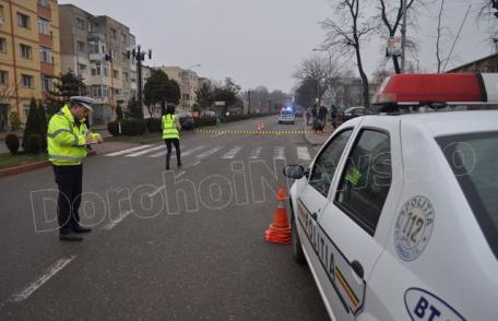Femeie din Dorohoi accidentată pe o trecere de pietoni pe de Bulevardul Victoriei