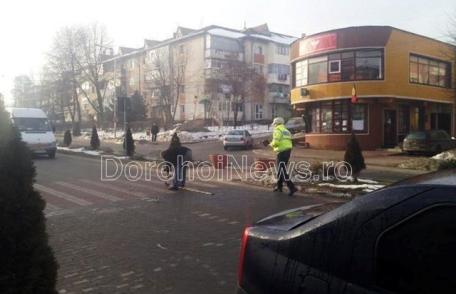 13, zi cu ghinion pentru o bătrână de 73 de ani, accidentată pe o trecere de pietoni din Dorohoi