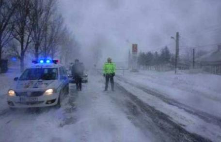 ISU Botosani: Se circulă în condiţii de iarnă, în judeţul Botoşani