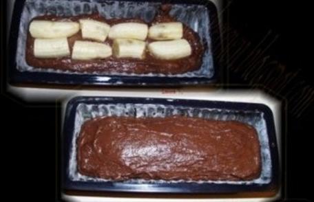 Chec de cacao cu banane