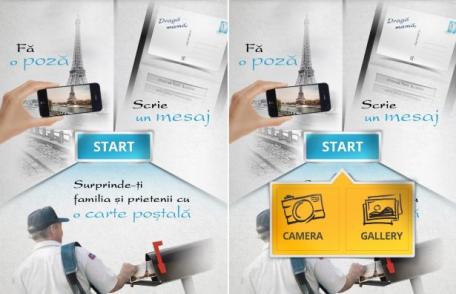 Aplicaţia prin care se pot trimite cărți poștale de pe telefonul mobil