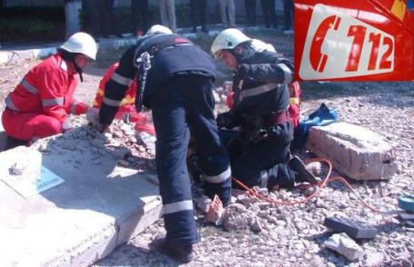 Exerciţiu de pregătire pentru intervenţie în cazul producerii unui cutremur