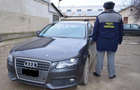Audi A4 căutat în Italia, depistat de polițiștii de frontieră la Botoşani