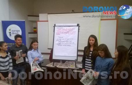 Colegiul Național „Grigore Ghica” Dorohoi sărbătorește Ziua Europei - FOTO