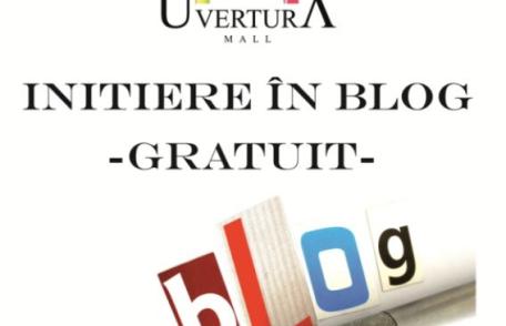 Cursuri de inițiere în blogging la Uvertura Mall