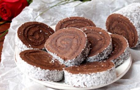 Ruladă cu ciocolată de casă