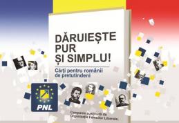 30.000 de cărți pentru românii de peste Prut, rezultatul campaniei naționale PNL „Dăruiește pur și simplu”