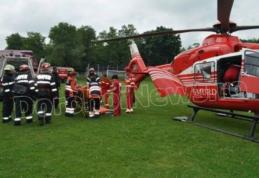 Elicopterul SMURD din nou la Dorohoi, pentru un bătrân de 86 de ani