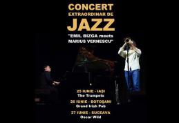 Concert de jazz la Botoșani, cu Emil Bîzgă și Marius Vernescu