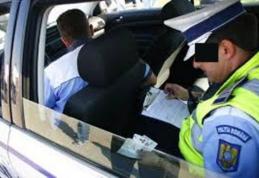 Infracţiuni la regimul rutier, constatate flagrant de către poliţişti