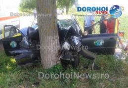 Accident grav! Un mort și doi răniți în urma unui accident petrecut în apropiere de Botoșani