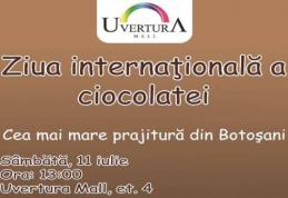 Tentaţii dulci la Uvertura Mall – cea mai mare prajitură de ciocolată din Botoşani