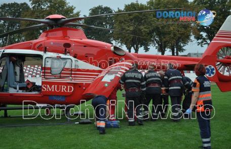 Caz cu final nefericit: Femeia din Dorohoi cu infarct preluată de elicopterul SMURD a decedat în drum spre Iași