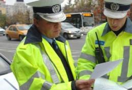  Sancționat pentru conducerea pe drumurile publice a unui autovehicul cu număr fals de înmatriculare