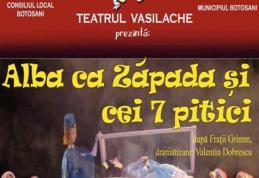 Spectacolul „Albă ca Zăpada și cei 7 pitici” la Teatrul Vasilache! Vezi programul!