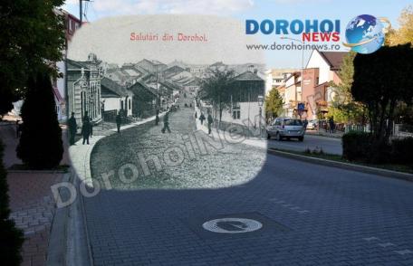Amintiri despre trecut - Dorohoiul de altădată – Bulevardul în trecut - FOTO
