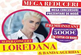 Reduceri de până la 80% și concert Loredana Groza & Banda Agurida, la Shopping City Suceava