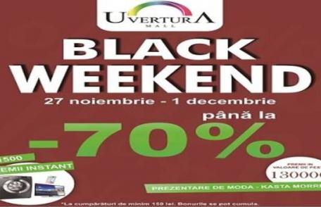 Premii de peste 13.000 de euro de Black Week-end  la Uvertura Mall