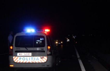 Accident la Brăești! Un șofer băut a intrat în plin în două persoane care circulau pe marginea drumului