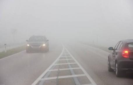 Avertizare meteo de fenomene imediate: Cod galben de ceață și polei