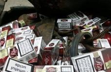 Peste 7 mii de țigări de contrabandă depistate de polițiștii de frontieră, ascunse în rezervorul unei maşini - FOTO