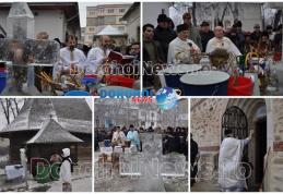 Boboteaza - Ziua când se sfinţesc apele: Sute de credincioși din Dorohoi au primit agheasma mare - FOTO