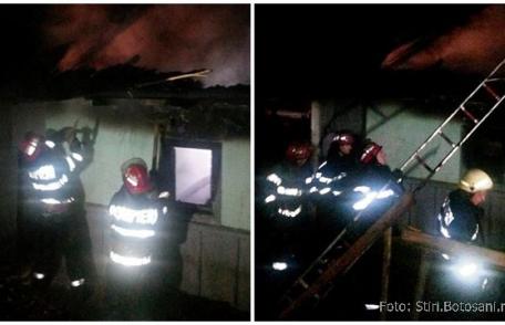 Dramă în comuna Cordăreni! Două surori au ars de vii după ce casa în care se aflau a fost cuprinsă de flăcări