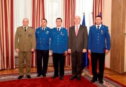Jandarmi români medaliaţi de Preşedintele Poloniei