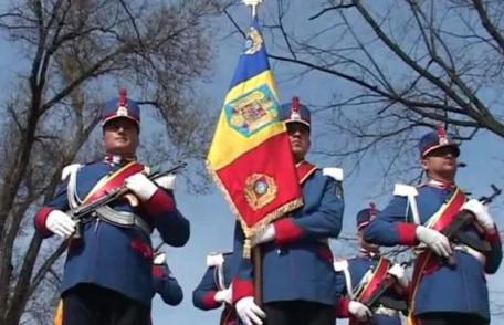 Ceremonie militară de acordare a drapelului de luptă