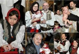 Botezul... în simplitate şi bunul gust al tradiţiilor româneşti, la Dorohoi - FOTO