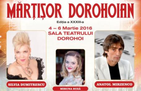 Mai este o zi! Vezi programul Festivalului „Mărțișor Dorohoian”