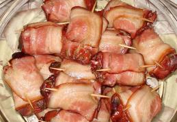 Ficăței de pui înveliți în bacon