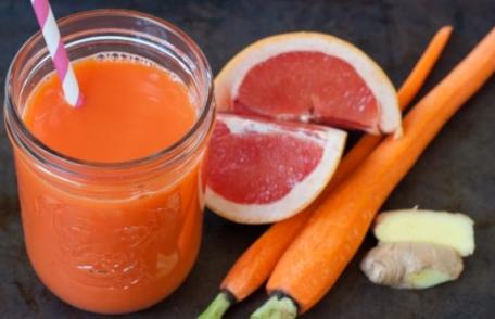 Slăbeşti 10 kg în 10 zile cu dieta sănătoasă cu grapefruit şi morcovi