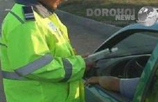 Dorohoian prins de polițiști băut la volan pe strada Dumitru Furtună