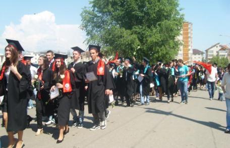 Curs festiv organizat ieri la Colegiul Naţional „Grigore Ghica” din Dorohoi